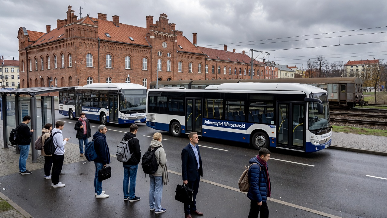 University of Warsaw Expands Shuttle Network Amid Rail Strikes