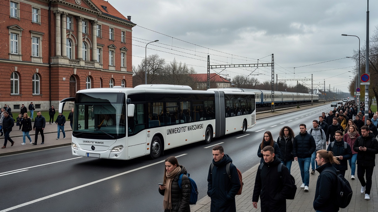University of Warsaw Expands Shuttle Network Amid Strikes